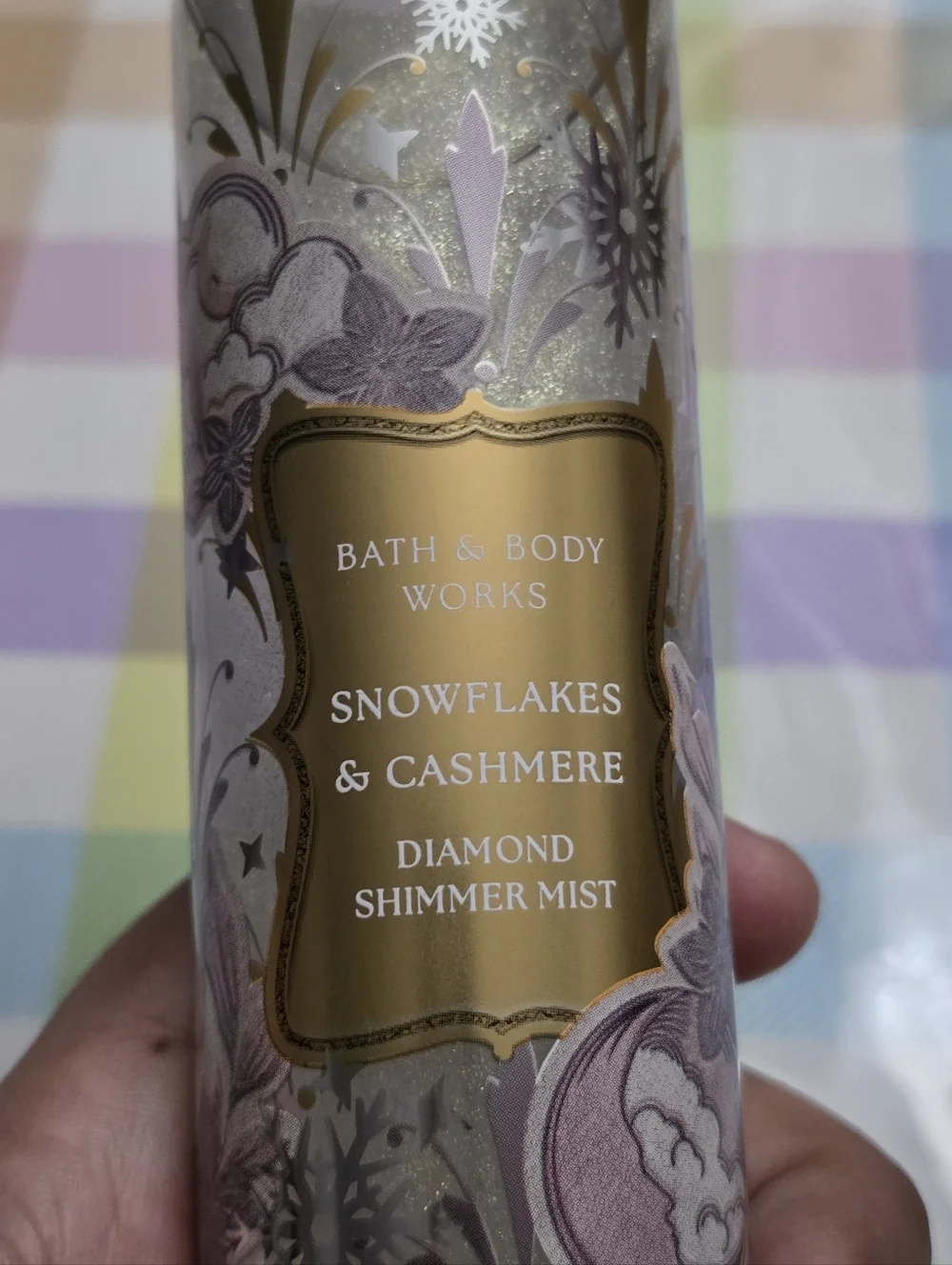 Bath & Body Works Snowflakes & Cashmere Diamond Shimmer Mist NEW Rare
